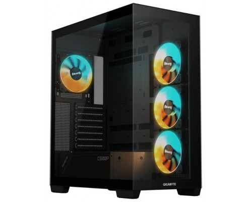 GIGABYTE CAJA SEMITORRE C500 PANORAMIC STEALTH (Espera 4 dias)